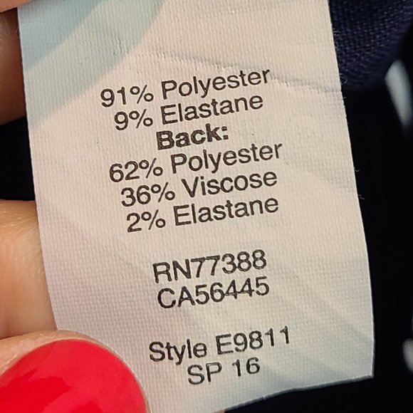 J Crew Dress Laser Cut Out Blue Scalloped Shift Mini Womens 4 - Picture 6 of 7